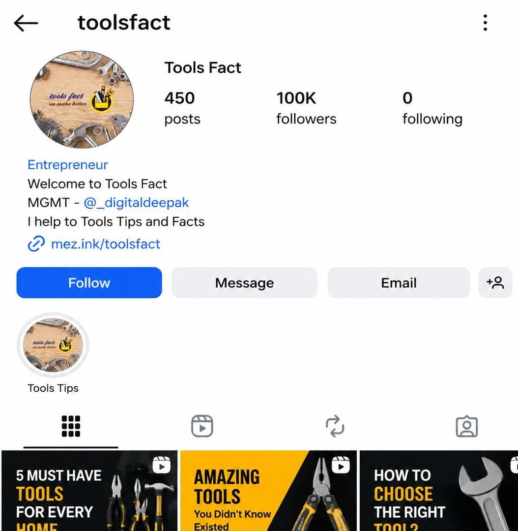 Tools Fact
